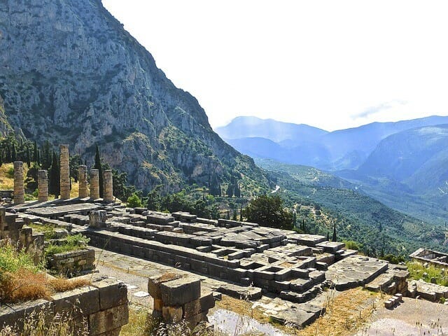 Apollontempel in Delphi Apollontempel in Delphi