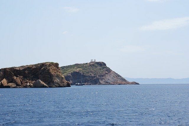 Kap Sounion Beach in der Umgebung Kap Sounion Beach in der Umgebung