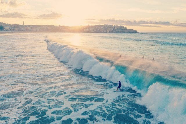 Surfen am Bondi Beach
