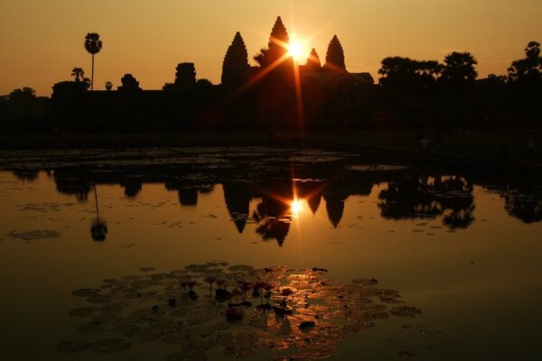 Angkor Wat Sonnenuntergang Angkor Wat Sonnenuntergang