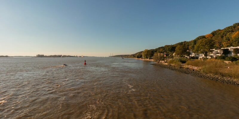 Der schöne Elbstrand Blankenese