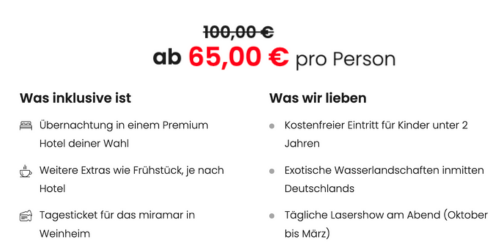 Miramar Weinheim Angebot mit Hotel