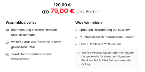 Badeparadies Schwarzwald Angebote