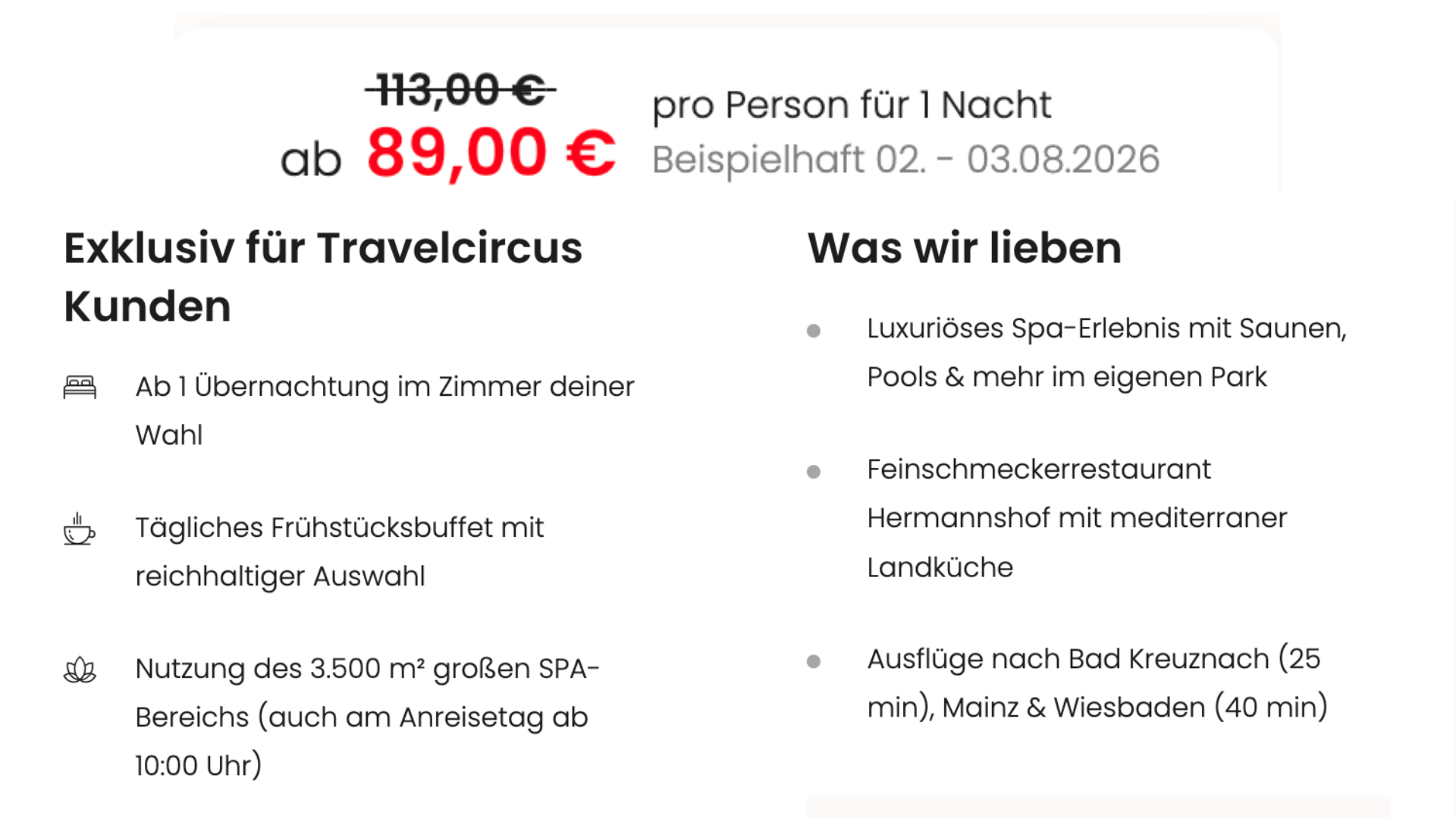 BollAnts Spa im Park Angebot BollAnts Spa im Park Angebot