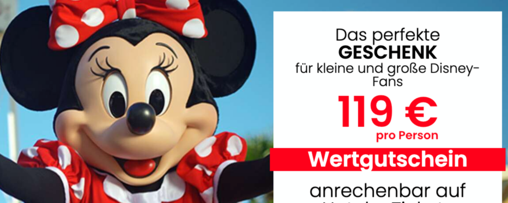 Disneyland Paris Gutschein Angebot