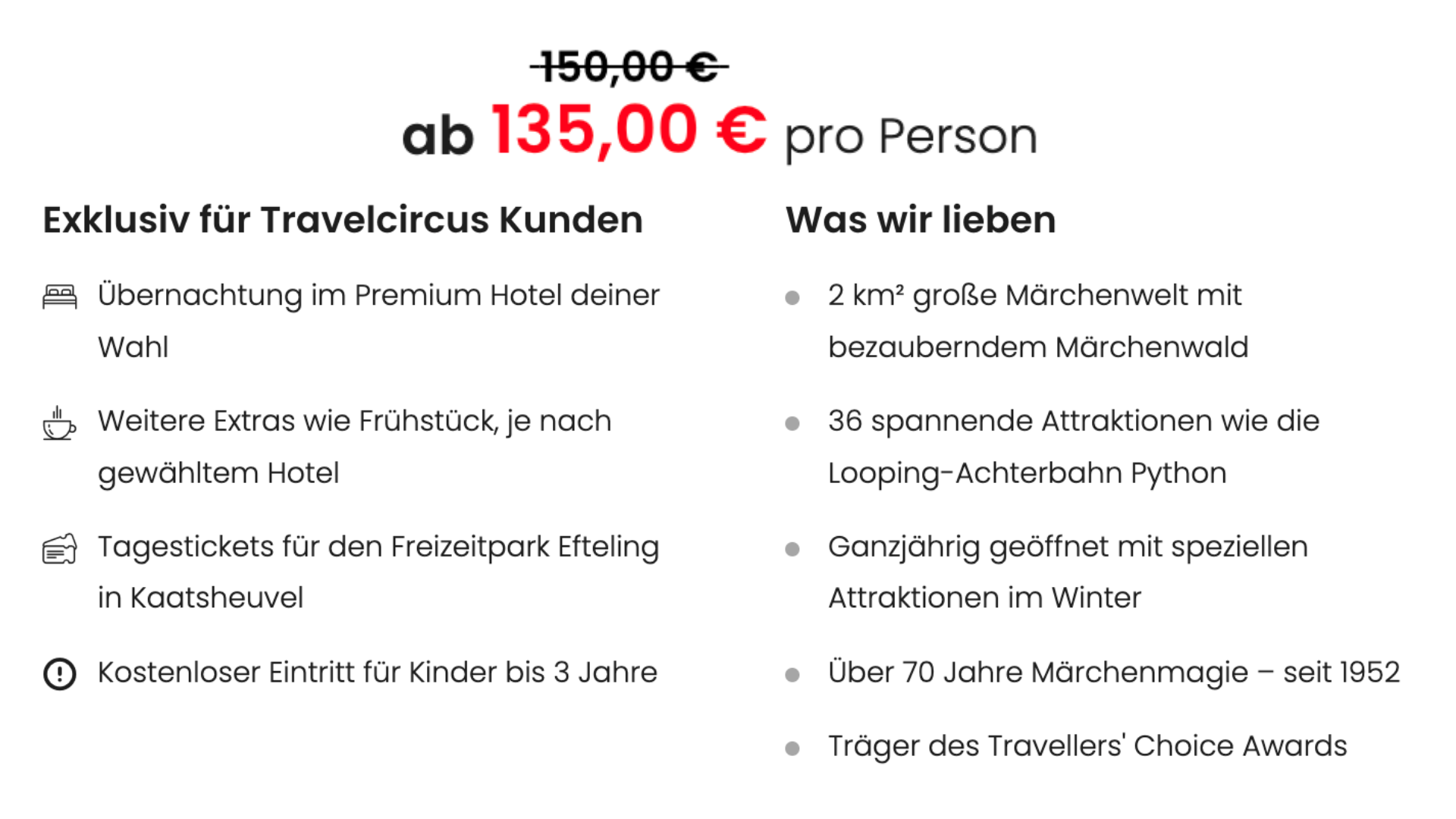 Efteling Park Angebot mit Hotel Efteling Park Angebot mit Hotel