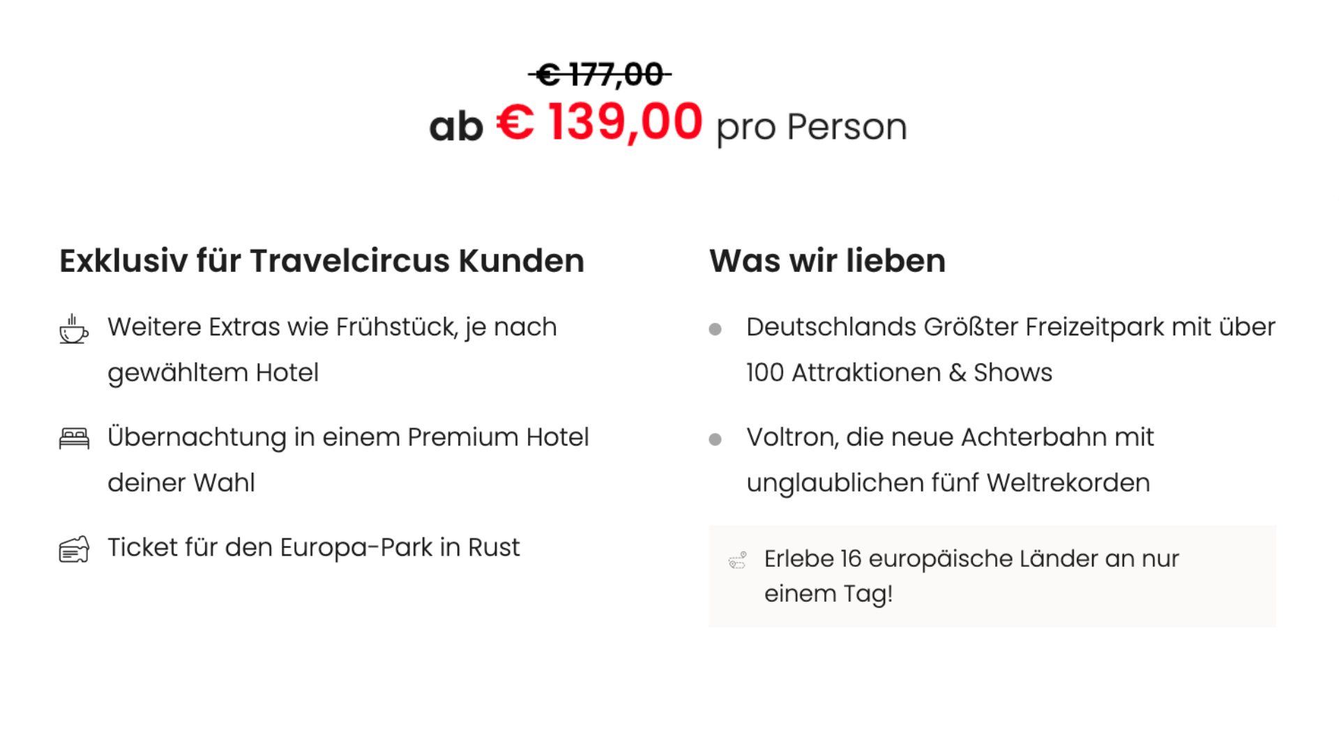 Europa-Park Angebote mit Hotel