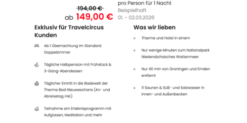 Thermen Bad Nieuweschans Angebote