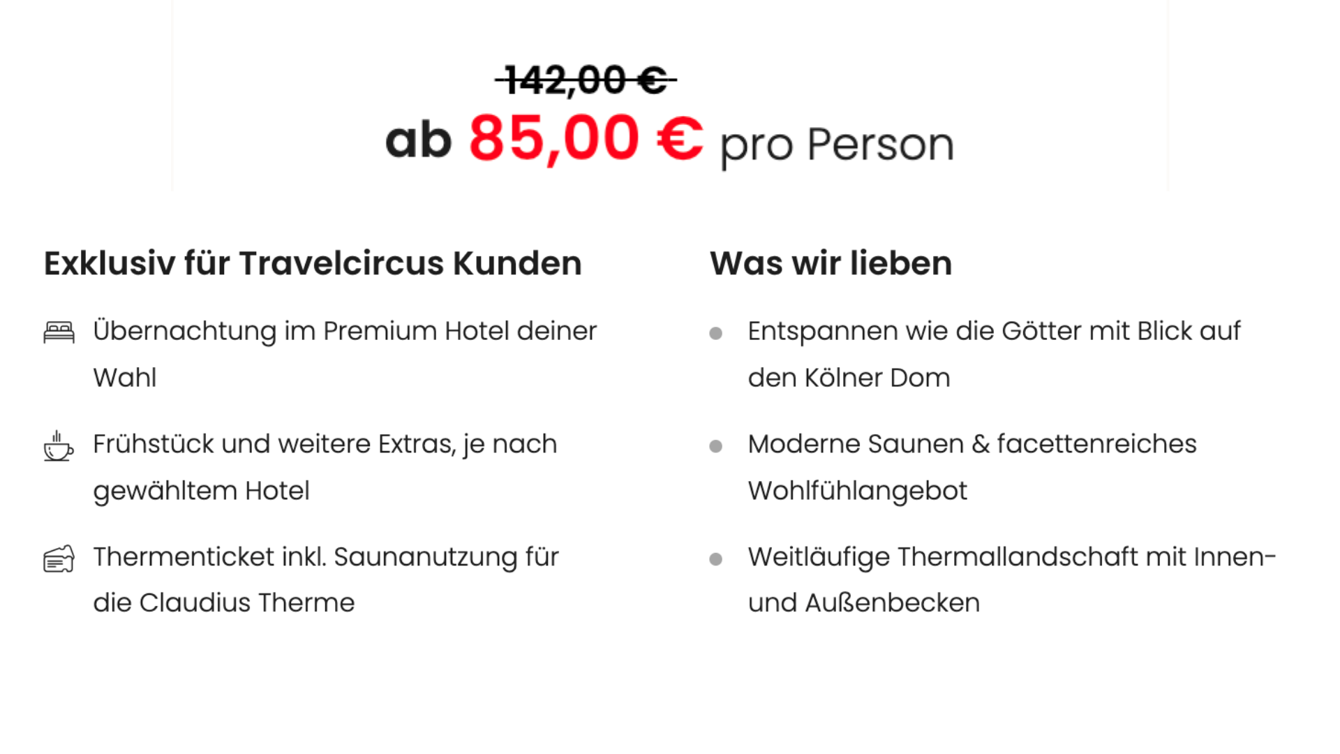 Claudius Therme Köln Angebot mit Hotel