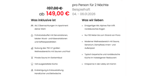 Mariandl am Meer Binz Angebote Mariandl am Meer Binz Angebote